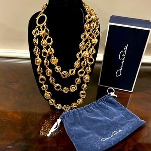 Oscar de la Renta necklace